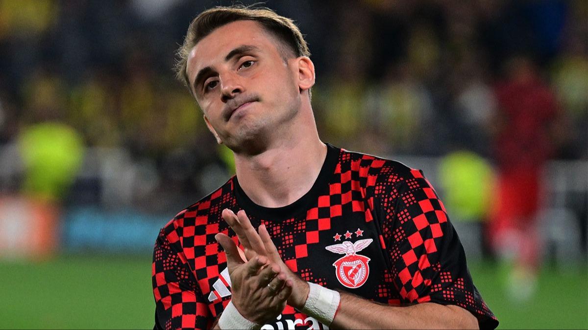 Fenerbahe mana saatler kala beklenmedik gelime! Benfica'dan dikkat eken Kerem Aktrkolu karar