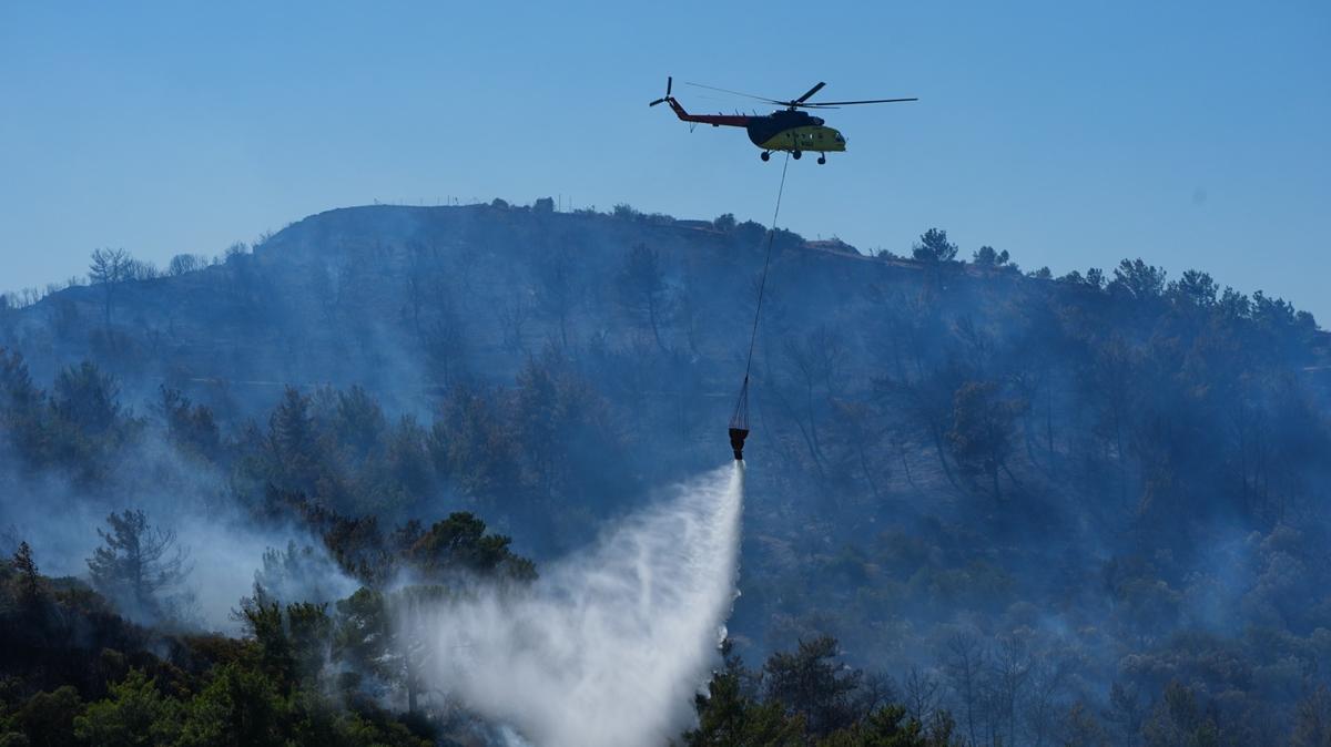 zmir'deki orman yangn kontrol altna alnd