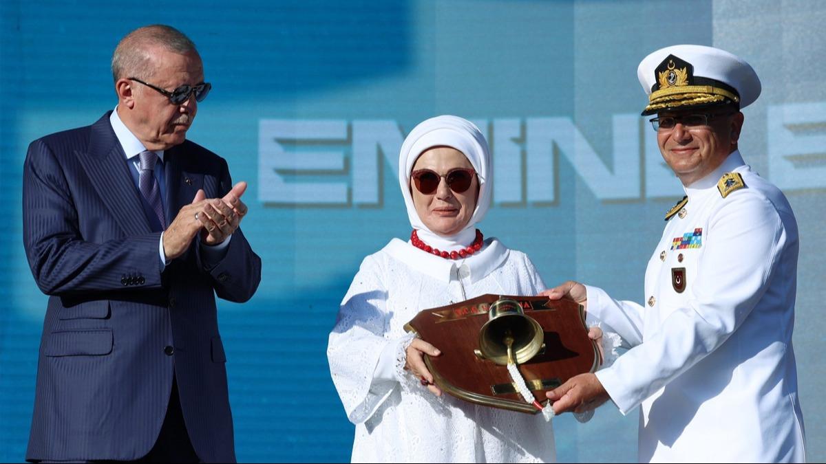 Emine Erdoan'dan TEKNOFEST Mavi Vatan paylam: Mutluluk duyduk