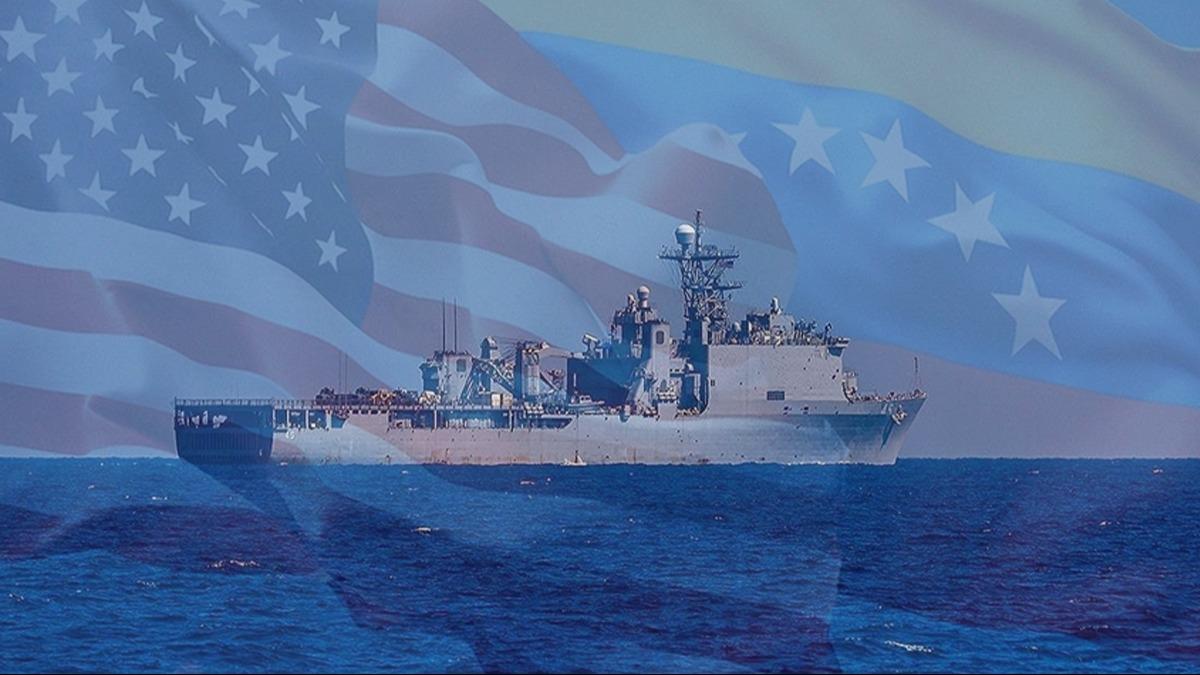 Trump Venezuela'y hedef ald... Amerikan donanmas Karayipler'e hareket etti