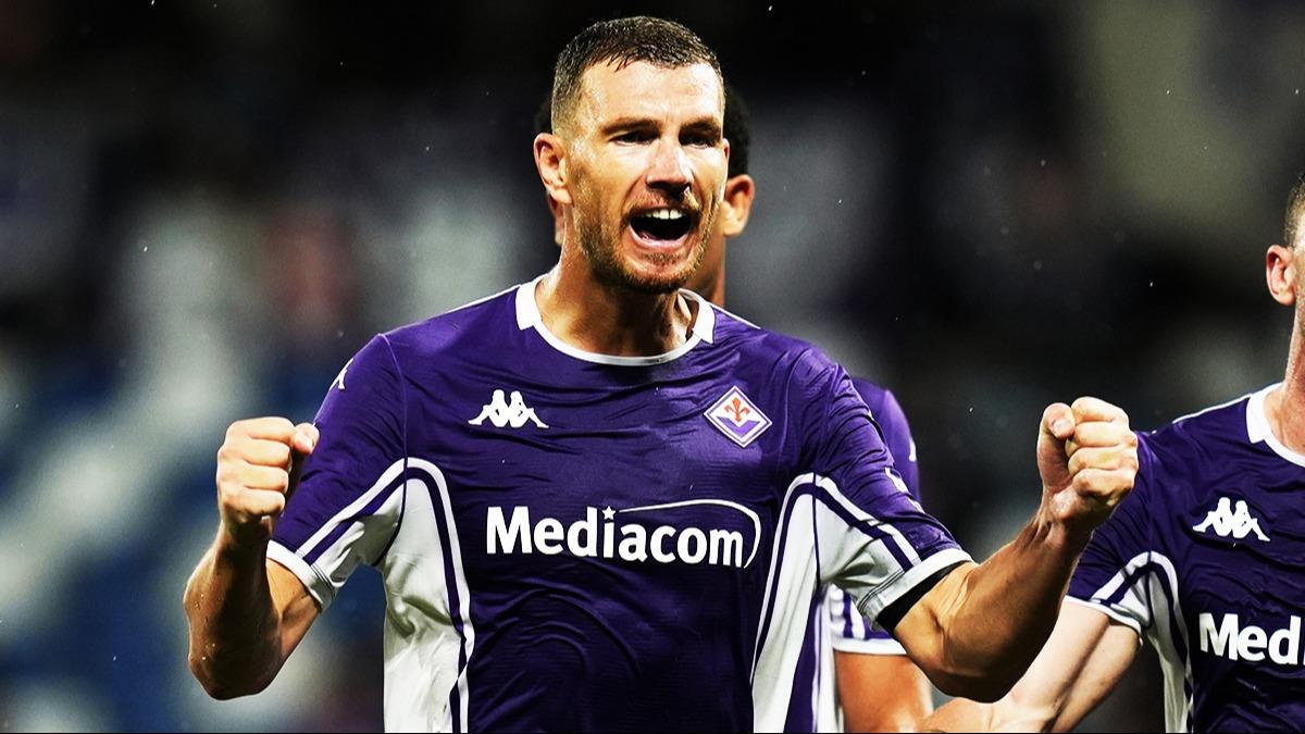 Avrupa'da Edin Dzeko'nun gecesi! 11 dakikada olanlar oldu