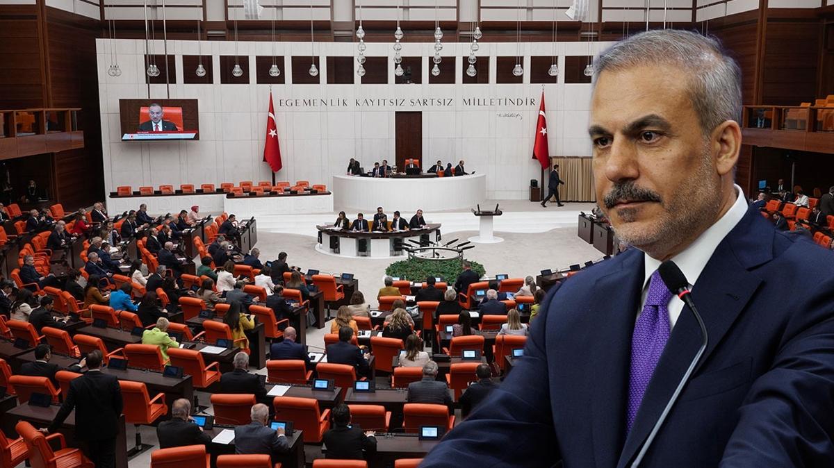 Meclis'te olaanst ''Gazze'' toplants... Bakan Fidan vekilleri bilgilendirecek