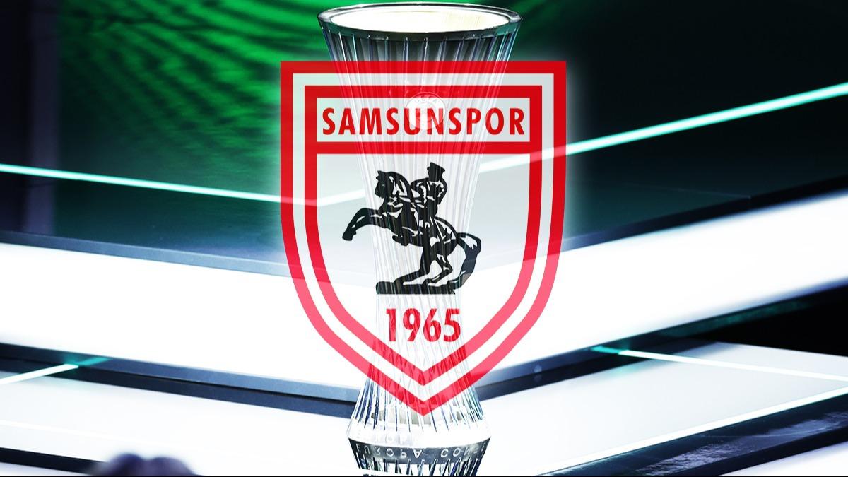 Samsunspor'un Konferans Ligi'ndeki rakipleri belli oldu