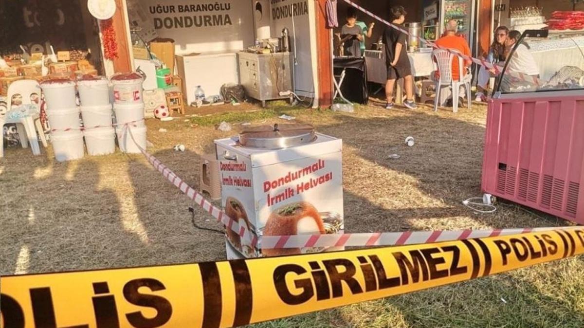 Beykoz'da trajik lm: Dondurma standnda elektrik akmna kapld