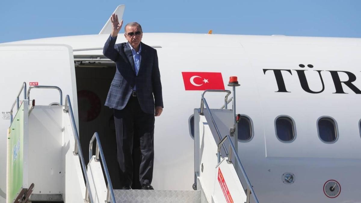 Cumhurbakan Erdoan'n in rotas... Cumhurbakanlna Cevdet Ylmaz vekalet edecek