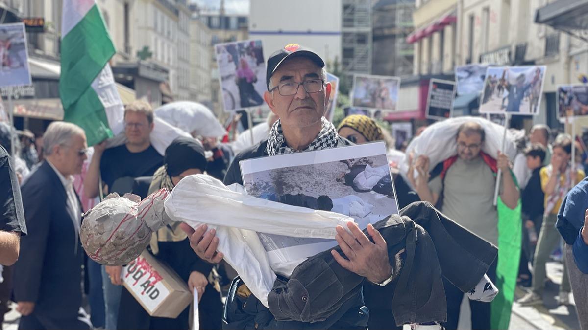 Paris ehitler Soka'nda Filistin dayanmas: srail katil, Macron su orta
