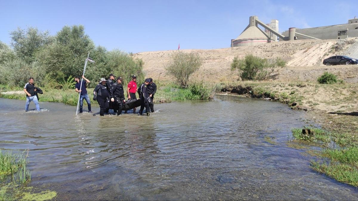 Erzurum'da Karasu ay'nda kaybolan gen kzn cesedine ulald