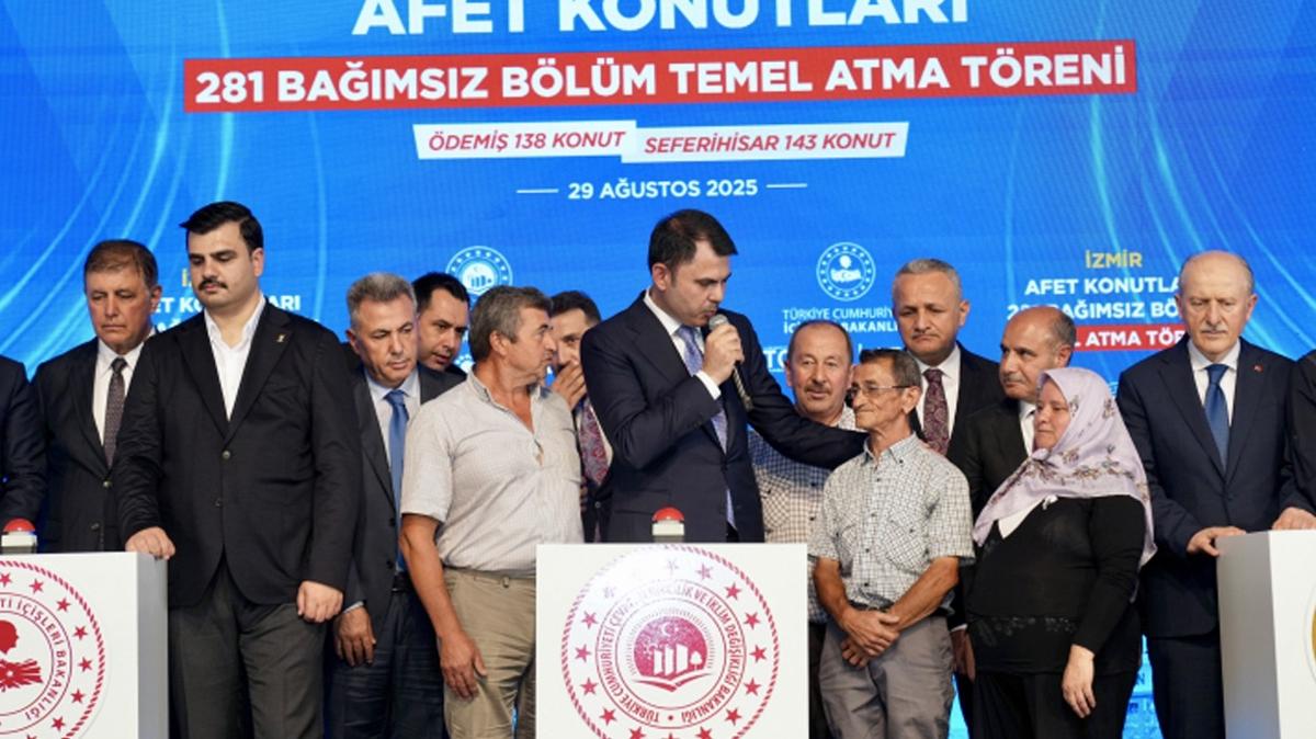 Temeli birlikte attlar...  Bakan Kurum, demili Cavit amcaya verdii sz tuttu