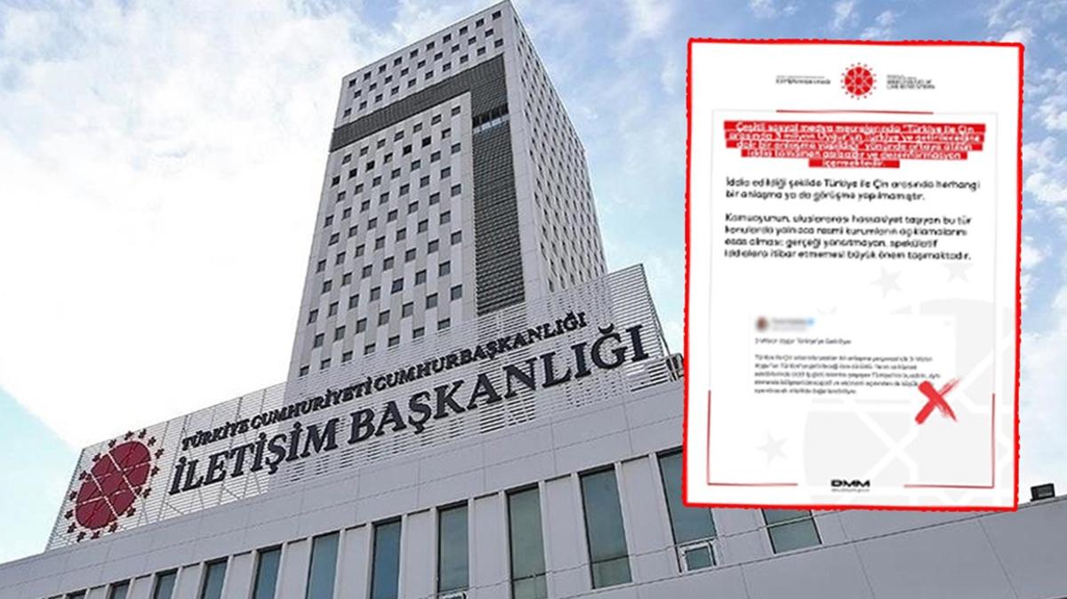 ''3 milyon Uygur'' algsna DMM cevab: Hibir anlamamz yok