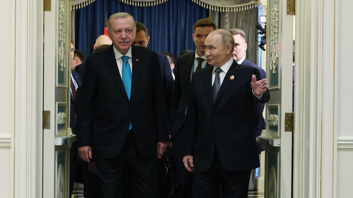 Cumhurbakan Erdoan'dan Putin'e Trkiye daveti: Yakn zamanda bekliyoruz