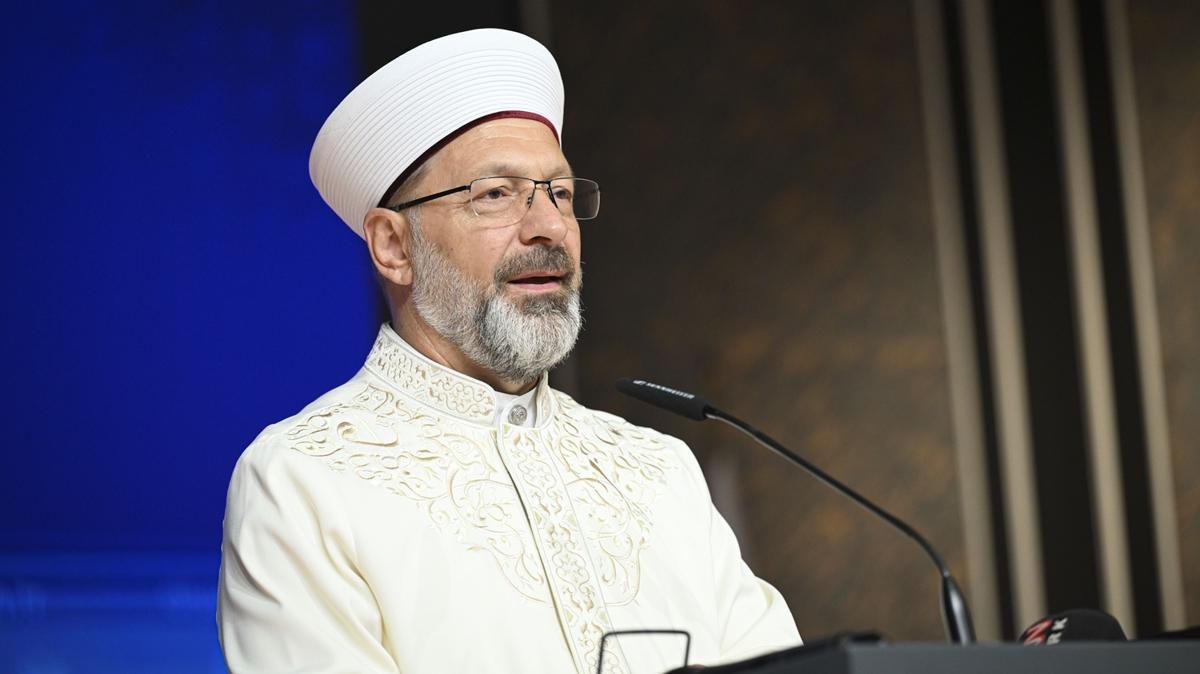 Diyanet leri Bakan Erba: nsanlk zor ve etin bir sreten gemektedir