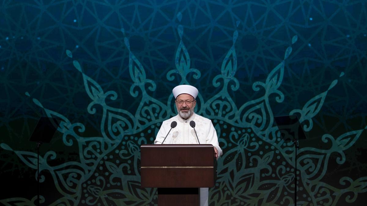 Diyanet leri Bakan Erba'tan Mevlid-i Nebi'de Filistin mesaj: yilik egemen olsun ocuklar lmesin