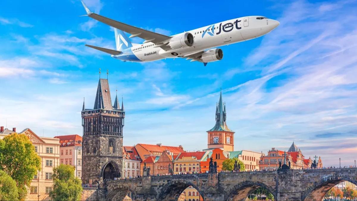 AJet'in Avrupa'daki yeni rotas Prag