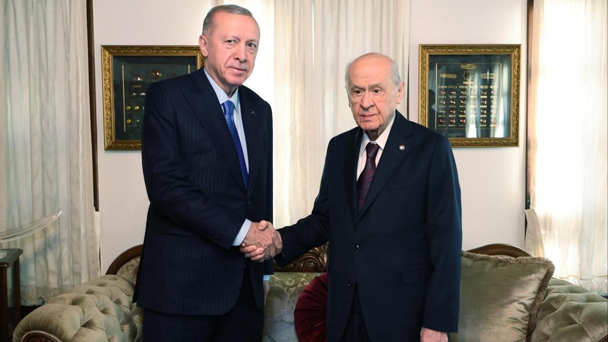 Cumhurbakan Erdoan ile Baheli arasnda srpriz zirve