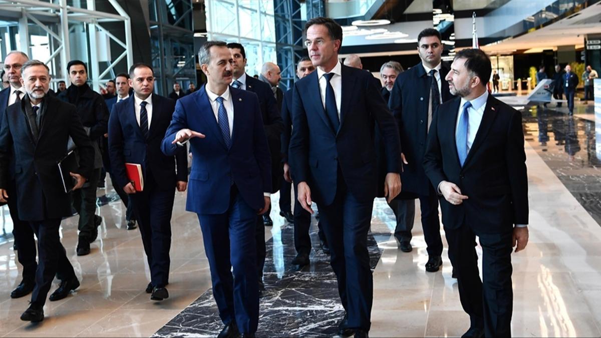 NATO Genel Sekreteri Rutte'den Trkiye'nin savunma sanayine vg