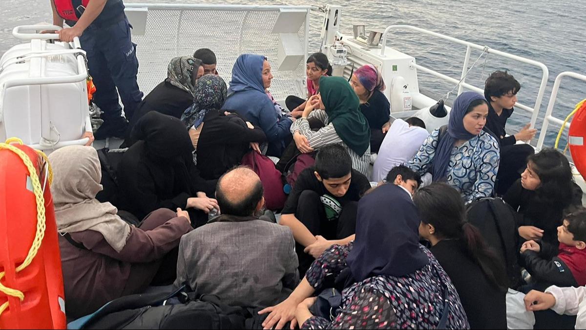 zmir aklarnda dzensiz gmen operasyonu: Aralarnda ok sayda ocuk var