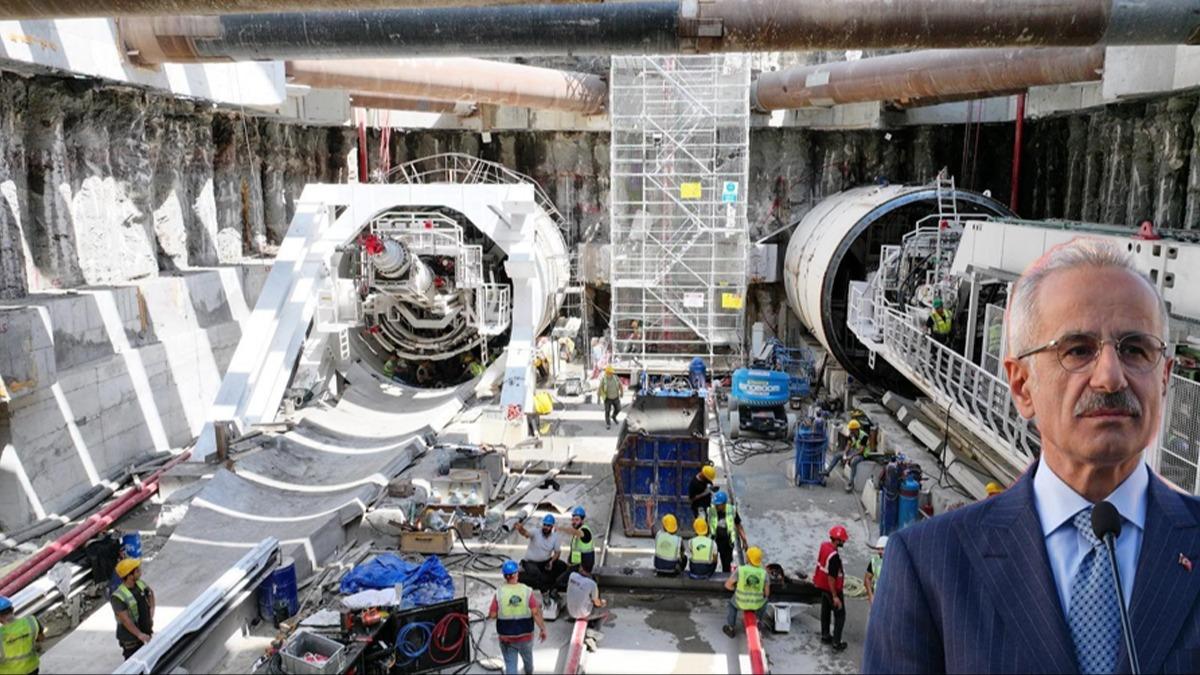 Krfezray Metrosu'nun temeli atld! Bakan Uralolu hizmete alnaca tarihi aklad