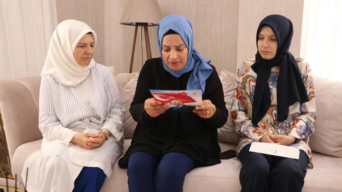 Cumhurbakan Erdoan'dan ehit ailesine ''Terrsz Trkiye'' mektubu 
