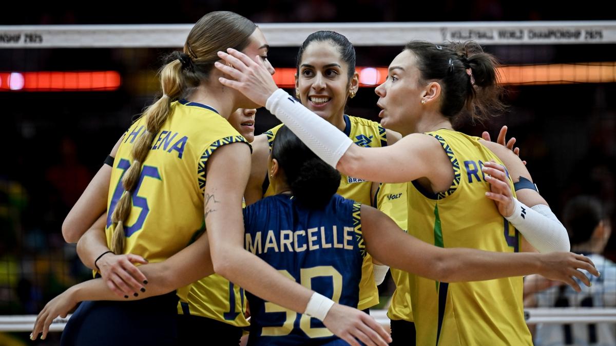 Dnya Voleybol ampiyonas'nda bronz madalya Brezilya'nn