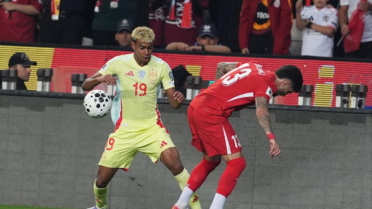 MA SONUCU: Trkiye 0-6 spanya