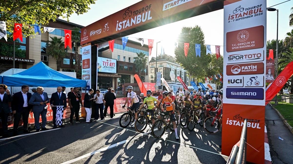 Uluslararas stanbul Bisiklet Turu'nun 4. ve son etab Fatih'te balad