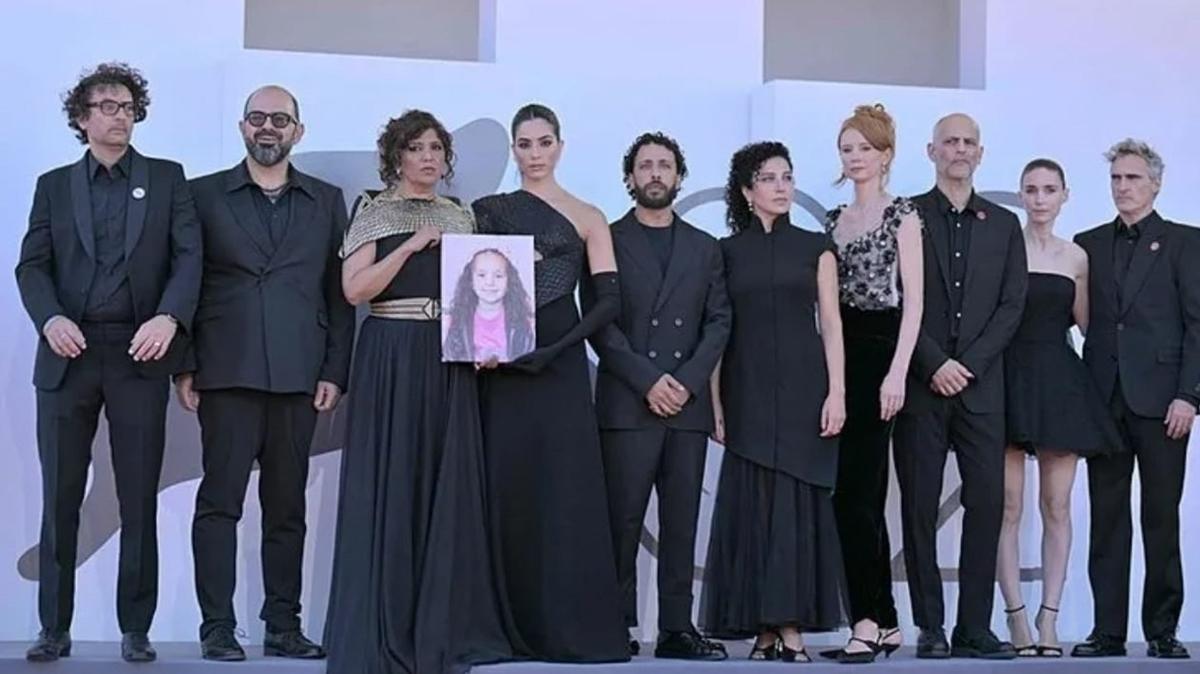 Venedik'te Filistin'in sesi yankland: Hind Receb'in hikayesi Gm Aslan getirdi