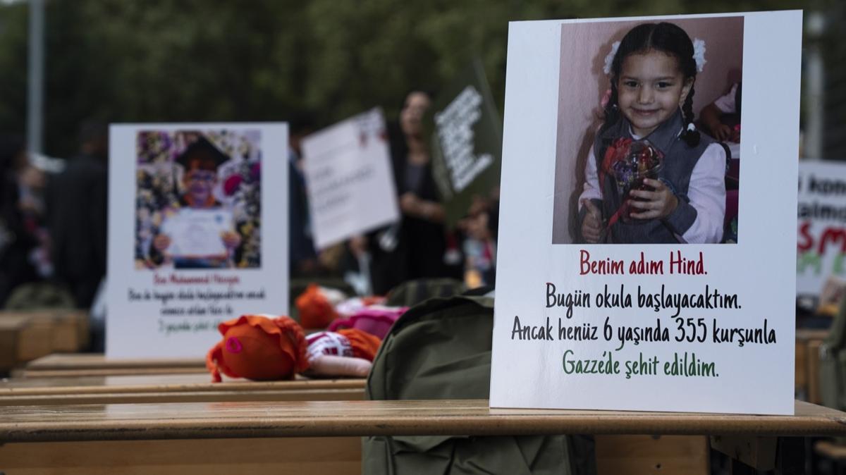 AK Parti'den Gazzeli ocuklar iin ''Bo Sralar'' etkinlii