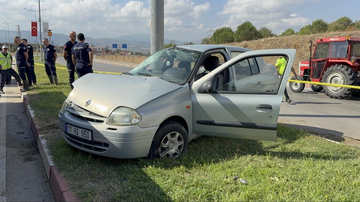 anakkale'de trla otomobilin arpt kazada 1 kii ld, 2 kii yaraland