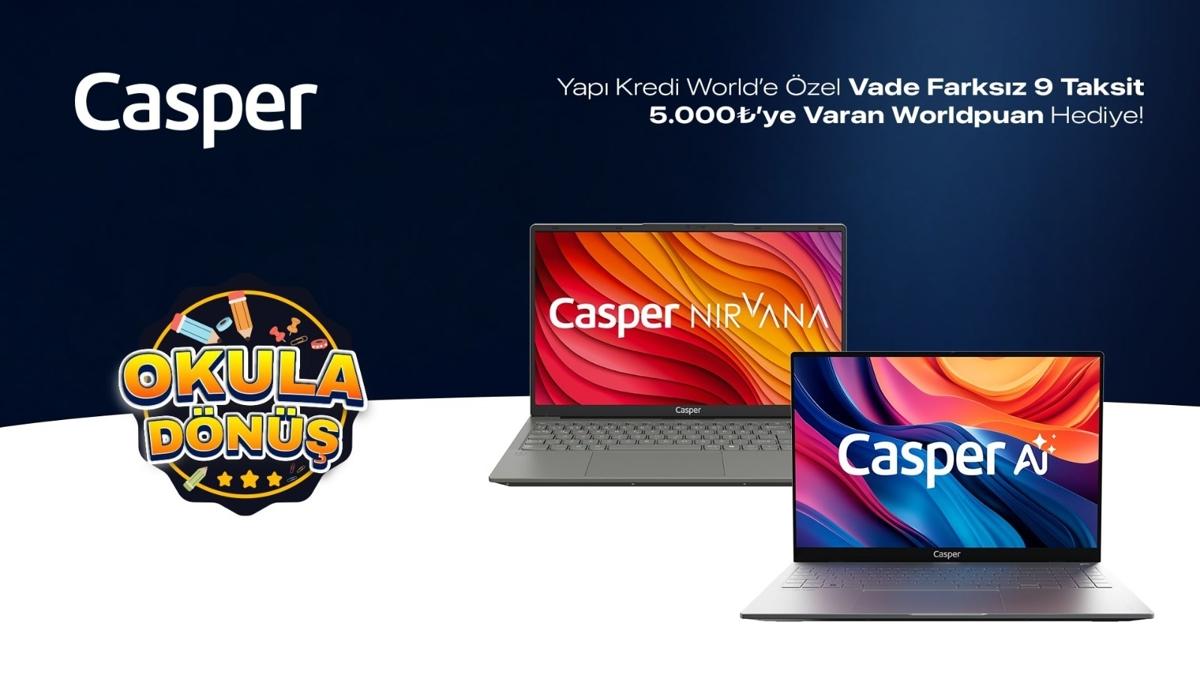 Casper ile okula dn balyor 