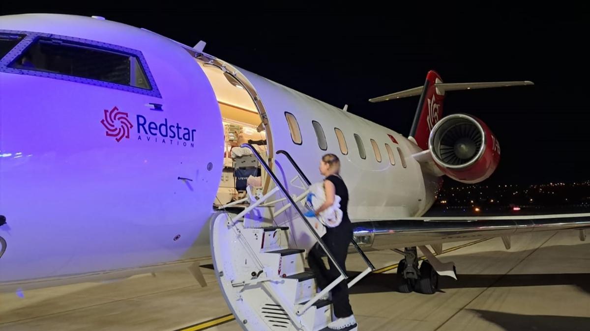 4,5 aylk bebein imdadna ambulans uak yetiti