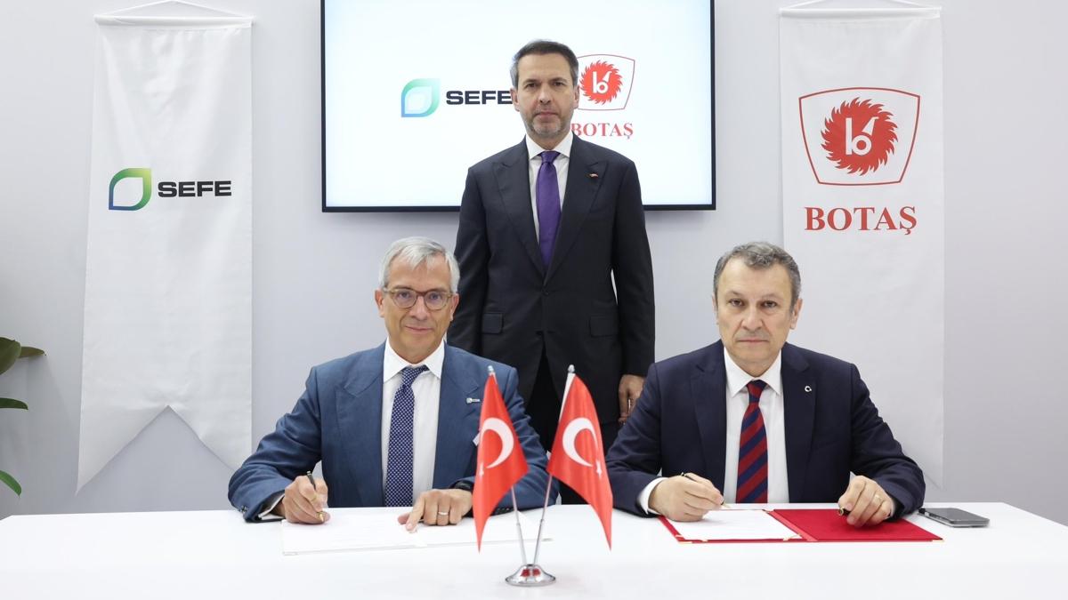 BOTA ile Alman irketi SEFE arasnda anlama imzaland