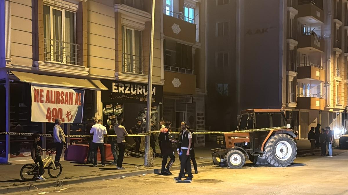 Erzurum'da esnaf tartmas kavgaya dnt: 3 kii yaraland