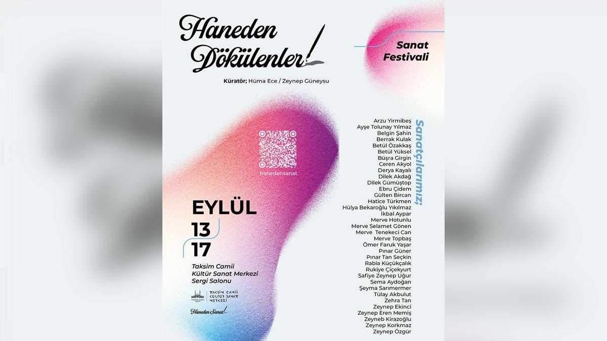 Sradan hayatlarn olaanst sanatlar, Haneden Dklenler Sanat Festivali'nde bir araya geliyor 