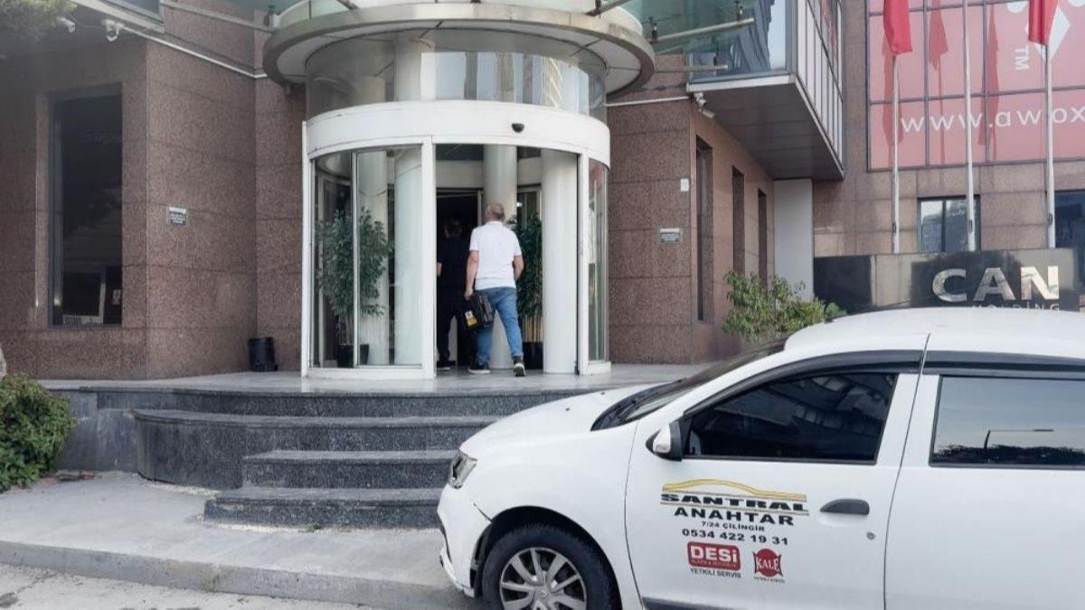 Can Holding'e kara para operasyonu! Binaya ilingir arld 