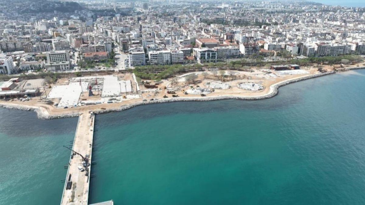 Depremde 80 santimetre kaymt! skenderun Sahili yenileniyor