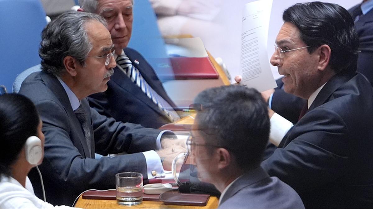 BMGK'da tartma! srail temsilcisini yerin dibine soktu