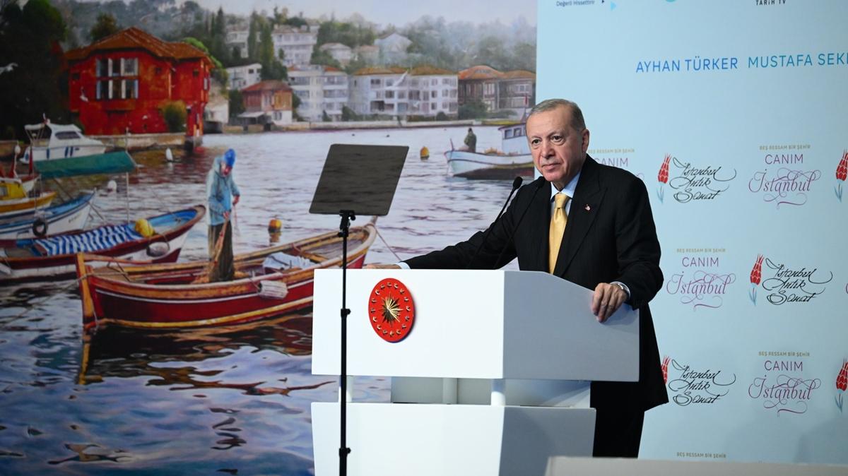 Gazze'den Balkanlar'a... Cumhurbakan Erdoan: stanbul'un aziz emanetine glge drmedik