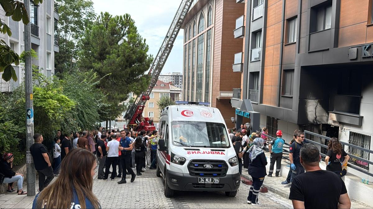 stanbul'da yangn deheti! 1 kii ld, 5 kii yaraland