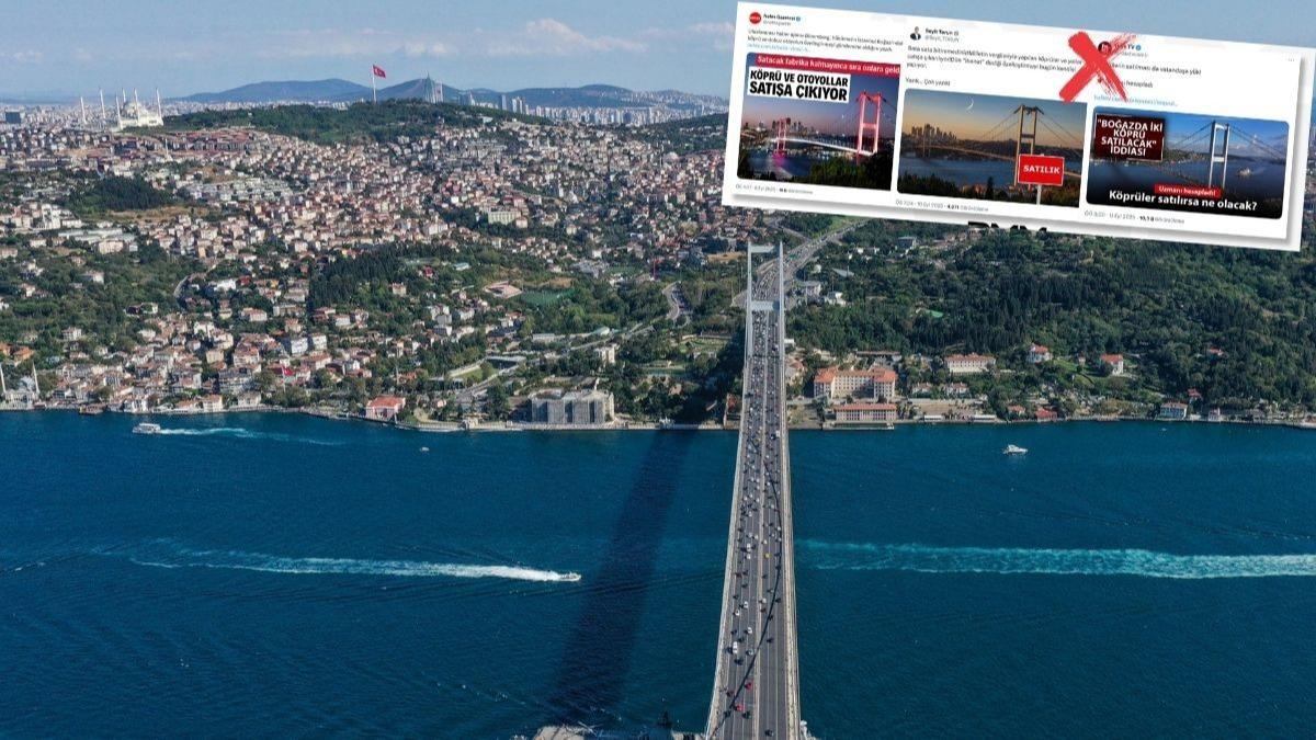 ''Boaz kprleri satlyor'' yalan rtld! Aklama geldi: Hukuken mmkn deil