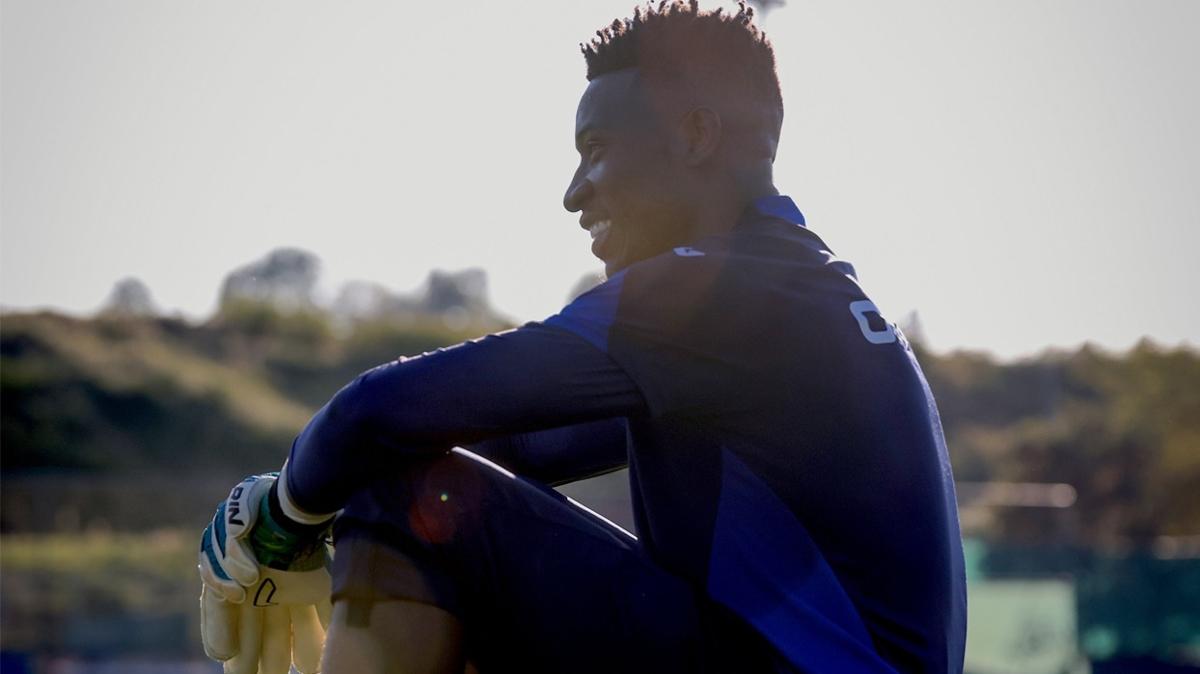 Trabzonspor'da Andre Onana, almalara balad
