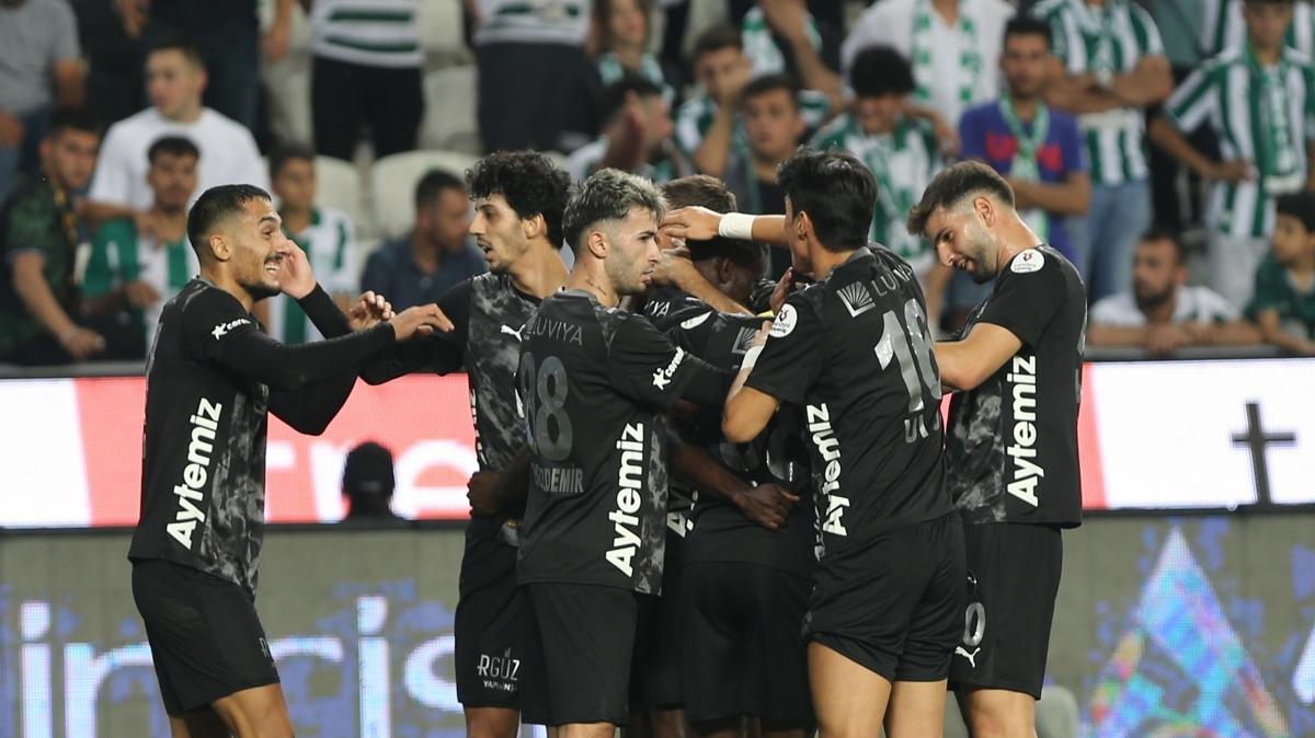 Alanyaspor, Konya'da 2 golle gld