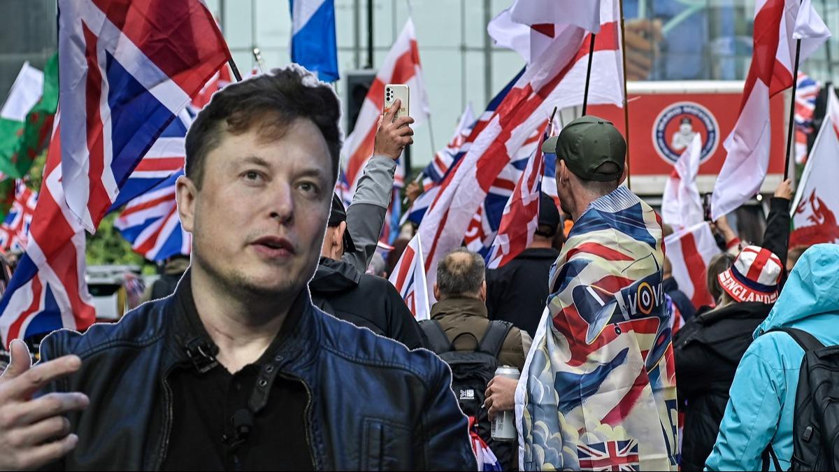 ngiltere'deki kaosa Elon Musk da kart: Britanya, Britanya kalmal