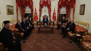 Kudüs'ten Ankara'ya önemli ziyaret: Cumhurbaşkanı Erdoğan, patrik Giannopoulos'u kabul etti