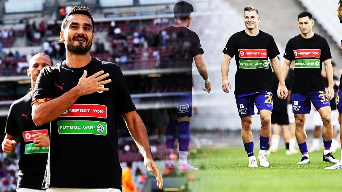 Sper Lig'de malar ''Nefret yok, futbol var'' protestosuyla balad