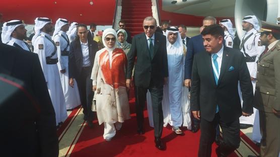 Cumhurbakan Erdoan Katar'da Gazze diplomasisi
