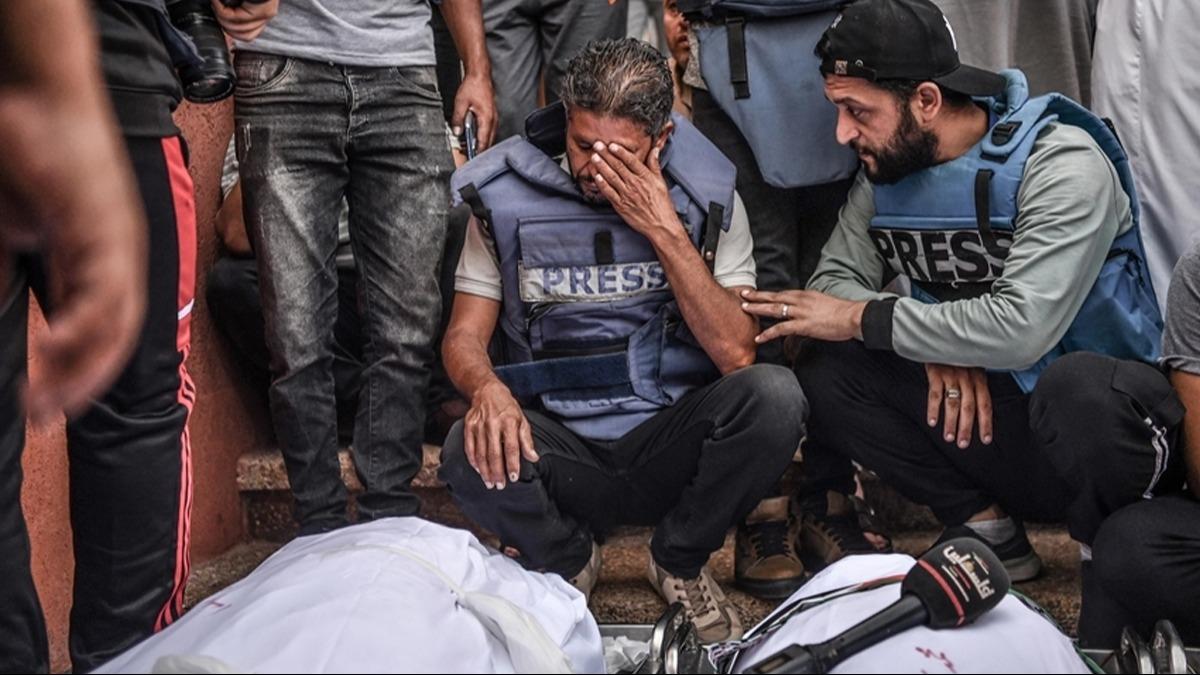 Gazze'de basna sistematik saldr: galci srail 3 gazeteciyi daha katletti