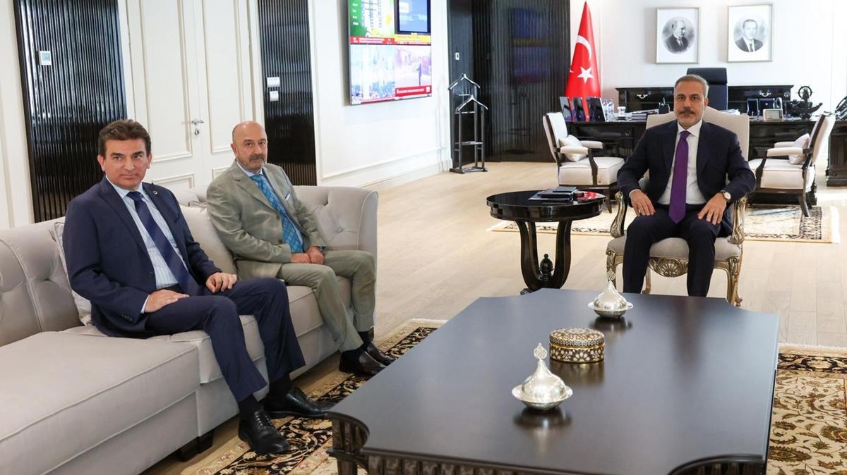 Bakan Fidan, Ordu Yardmlama Kurumu Ynetim Kurulu Bakan Aksakall'y kabul etti