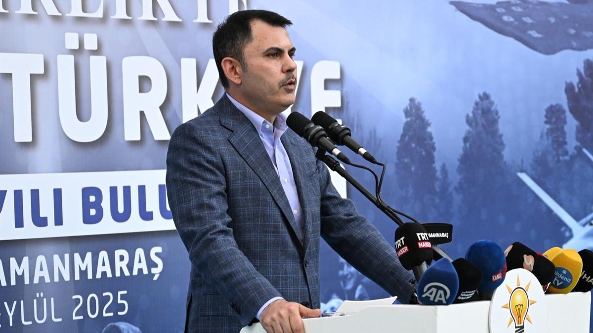 Bakan Kurum, kara propagandaya geit vermedi: Onlar konuur biz retiriz