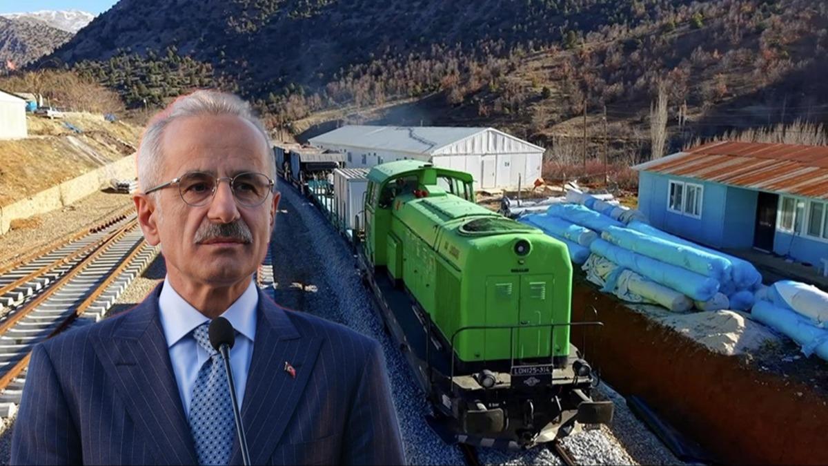 Bakan Uralolu mjdeyi vermiti! 6 ubat'tan sonra ilk kez yk treni geti