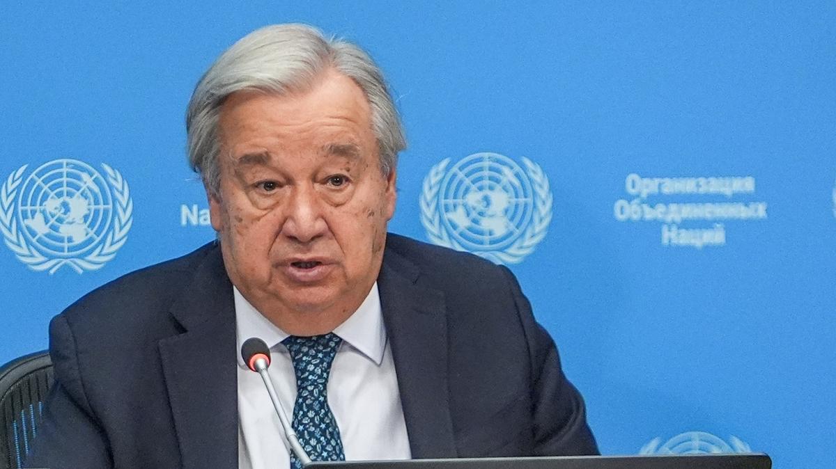 Guterres: Gazze'de atekes iin ciddi mzakere yok
